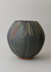 Large Orb Vase in Lichen - Victoria Morris